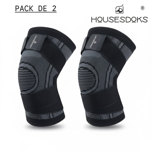 Rodilleras ajustables con doble ajuste – Pack de 2